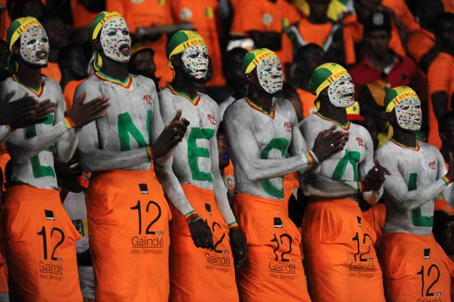 Tifosi del Senegal alla Coppa d’Africa 2014 (Afp)